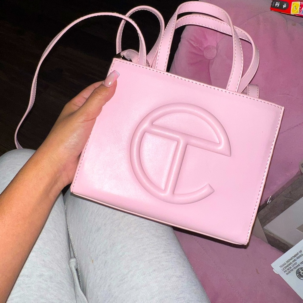 Small Pink Telfar bag